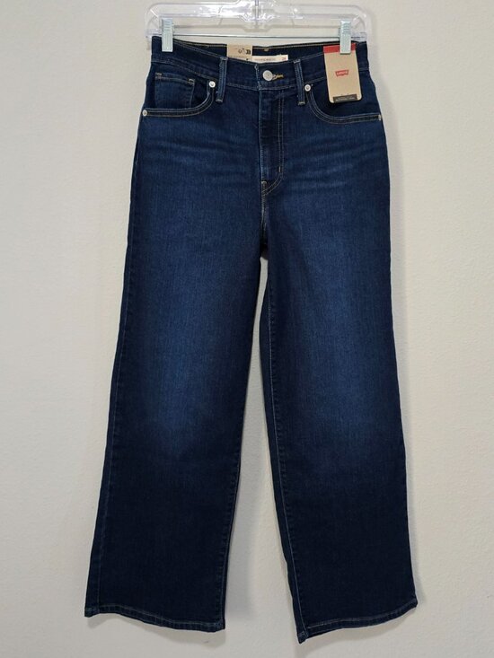 Levi's Denim - Levi's High Rise Wide Leg Jeans 26 Dark Wash NWT